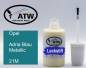 Preview: Opel, Adria Blau Metallic, 21M: 20ml Lackstift, von ATW Autoteile West.